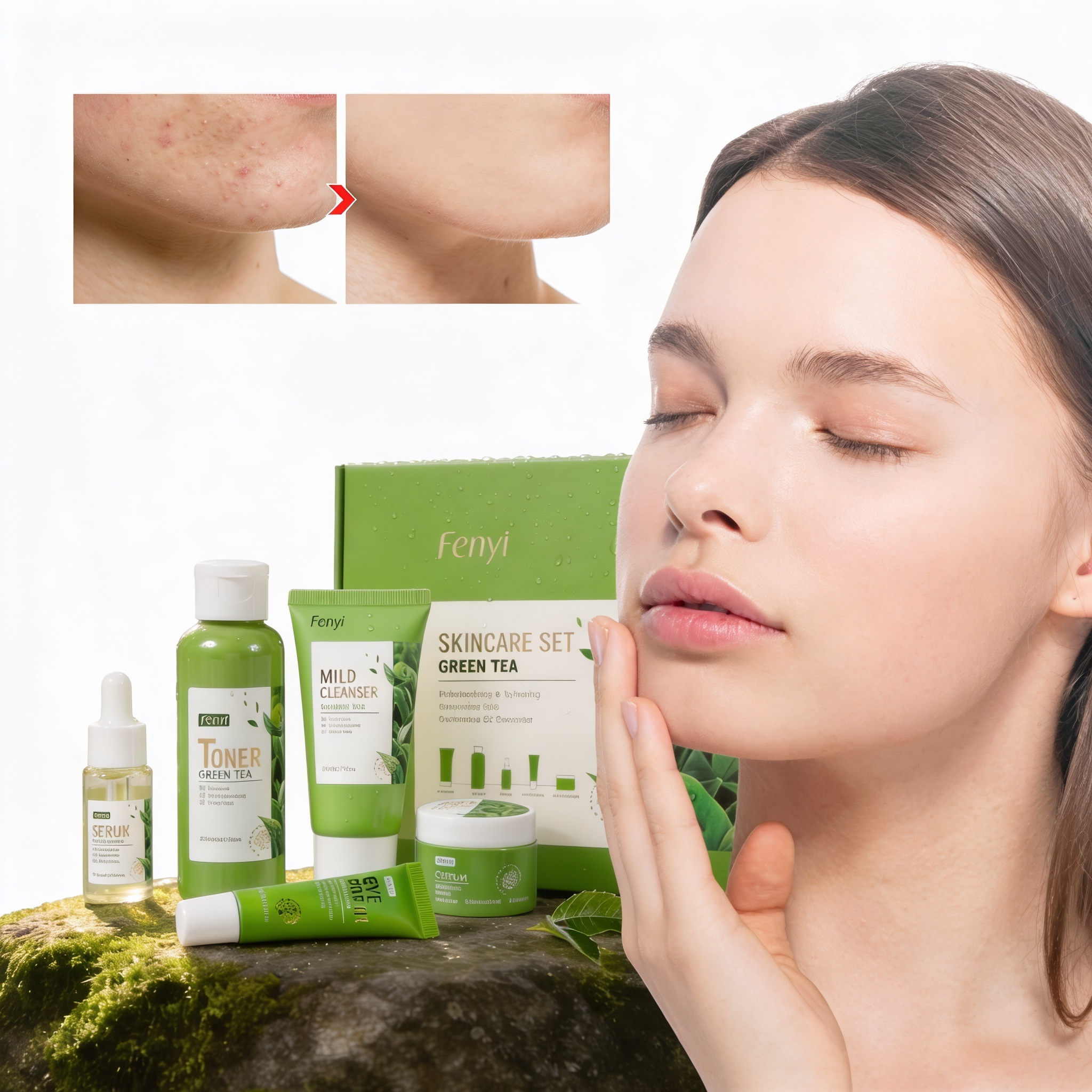 Green Tea Collagen Anti-Aging Whitening Serum